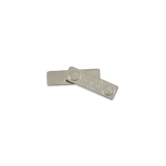 IDville ID Badge Attachments, Silver, 25/Pack (42606)