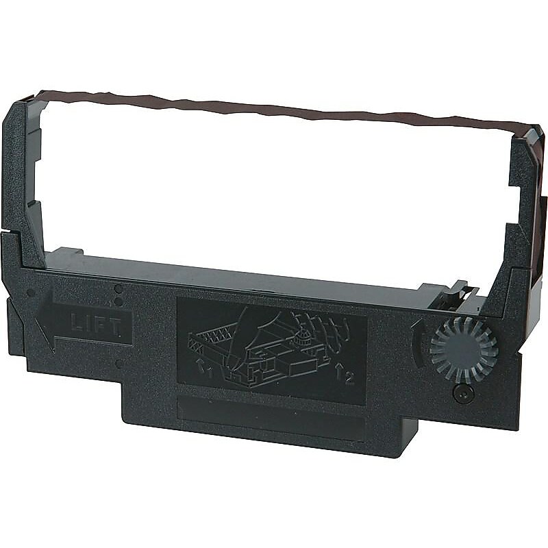 Porelon Black/Red Print Ribbon, 6/Pack (11371) image 1