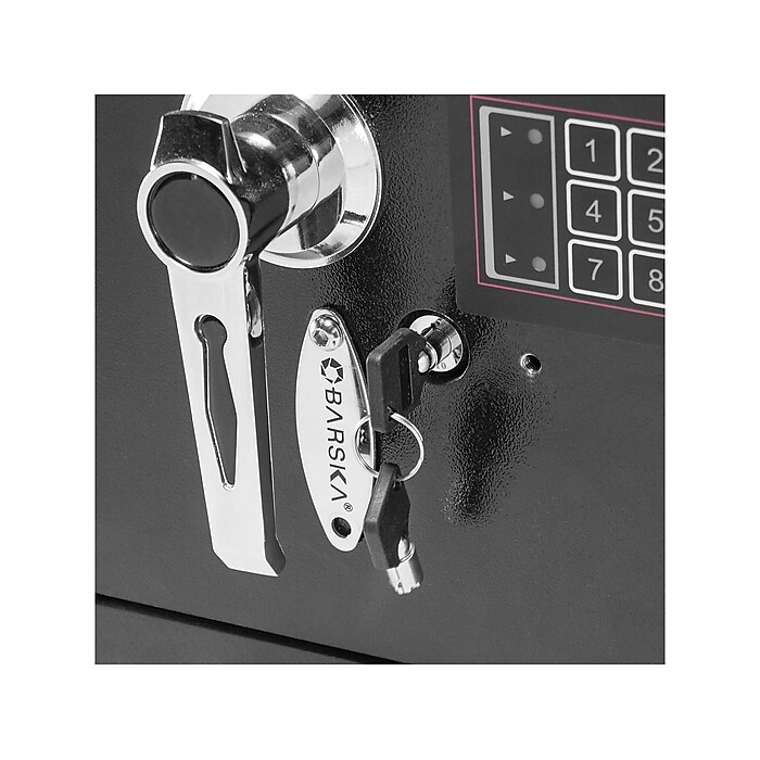 Barska Compact Keypad Depository Safe With Drop Slot & Backup Keys - AX11934