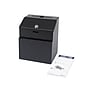 Safco Locking Steel Suggestion Box, Black (4232BL)~#|#~sp42126153_sc7