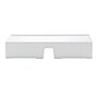 Poppin Non-Adjustable Monitor Riser, White (102092)~#|#~sp42126229_sc7
