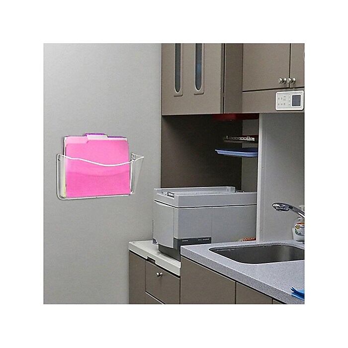 Azar Document Holders, Clear Polystyrene, 4/Pack (AZA250025) | Staples