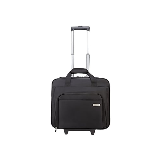 Targus Laptop Rolling Briefcase, Black Polyester (TBR003US) | Staples