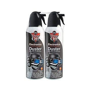 Falcon Dust-Off Air Dusters, 7oz., 2/Pack (DPSM2)