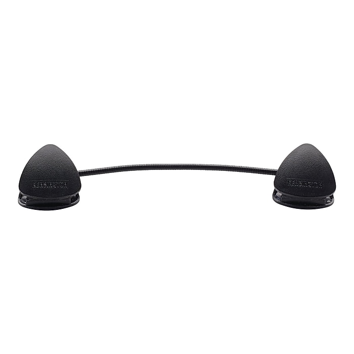 まとめ売り　シャイニング　スリーブ　ケース　ホルダー　ファイル マット　tony Kensington FlexClip Plastic Document Holder Mount with Clip, Black