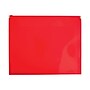 Staples Poly File Pocket, Letter Size, Red (23385)~#|#~sp42126685_sc7