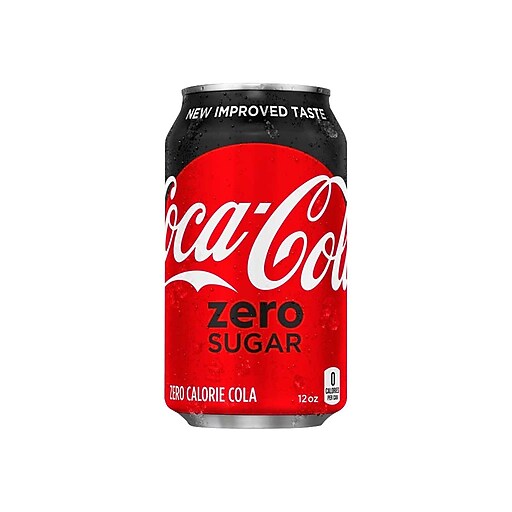 CocaCola Zero®, 12 oz. Cans, 24/Pack Staples