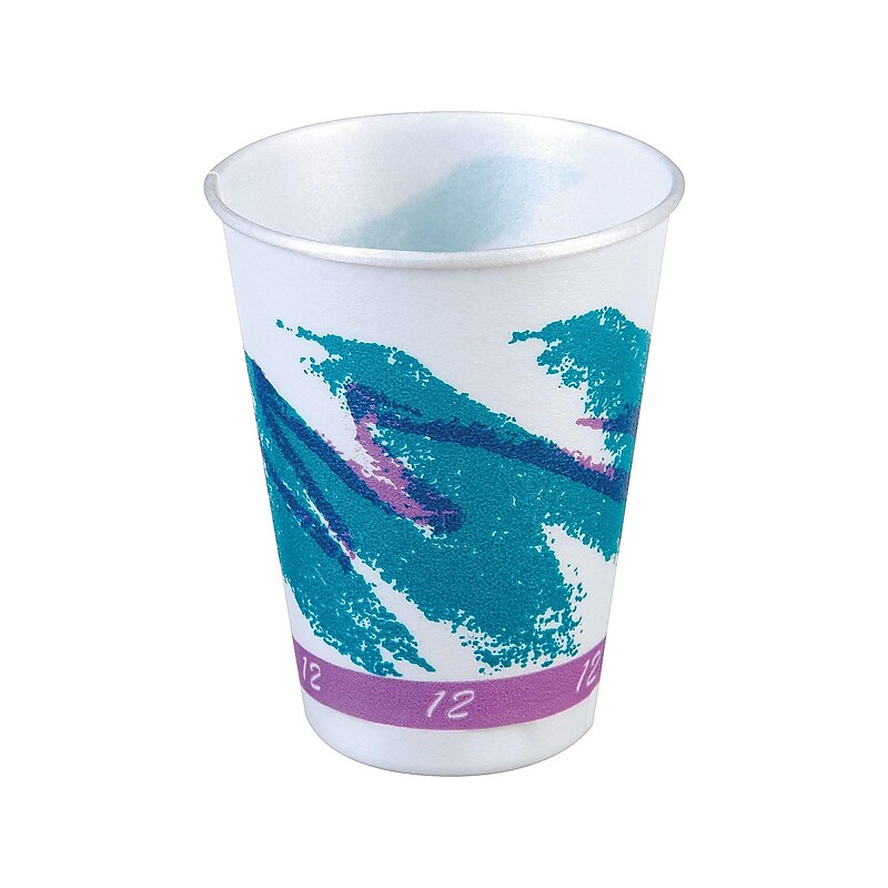 Solo Jazz Trophy Plus™ Hot/Cold Cups, 12 Oz., Multicolor, 100/Pack (X12-00055) image 1