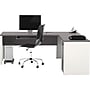 Bestar Connexion 71" L-Shaped Desk, Slate/Sandstone (93880-59)~#|#~sp42126840_sc7