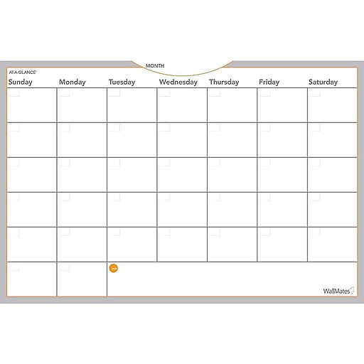 AT-A-GLANCE WallMates Dry-Erase Planning Board, 3' x 2' (AW6020) | Staples