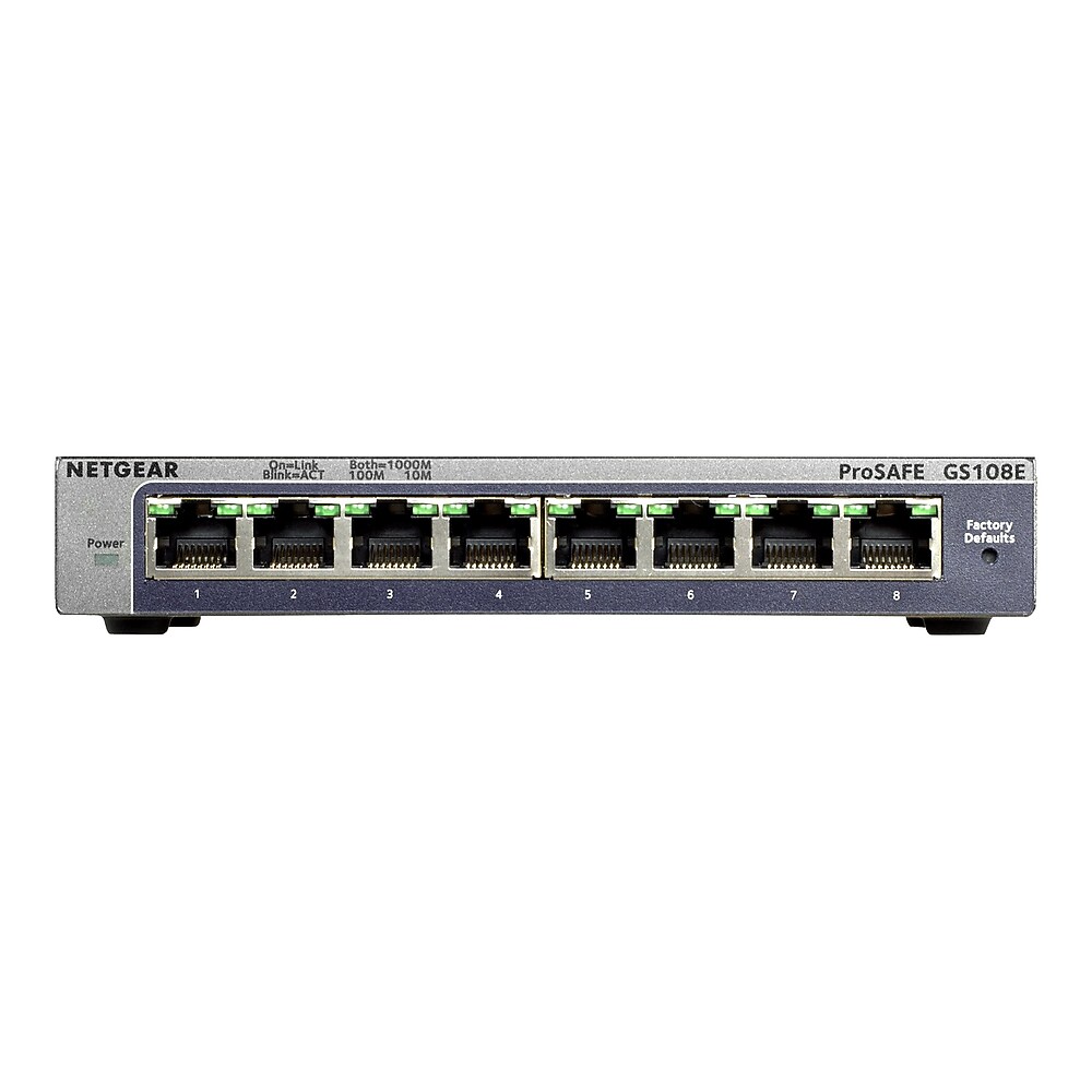 NETGEAR® ProSAFE® 8-port gigabit ethernet switch