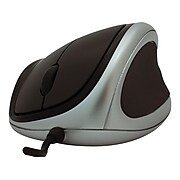 Goldtouch Comfort KOV-GTM-R Optical Mouse, Black/Silver