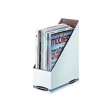TRU RED™ Plastic Magazine File, White (TR55280) | Staples