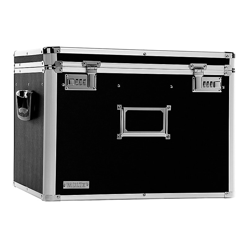 Vaultz Locking Chest, Letter/Legal Size, Black (VZ01008) image 1