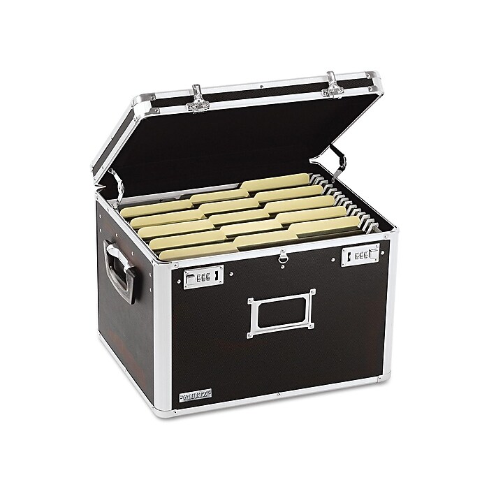 Vaultz Locking Chest, Letter/Legal Size, Black (VZ01008) | Staples