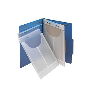 C-Line Self-Adhesive Business Card Holders, 2" x 3.5", Clear, 10/Pack  (70257) | Staples