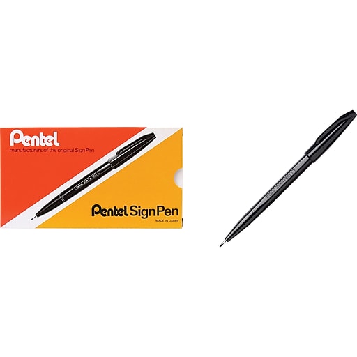 Brush Tip Sign Pen, Pentel – Penny Post, Alexandria VA