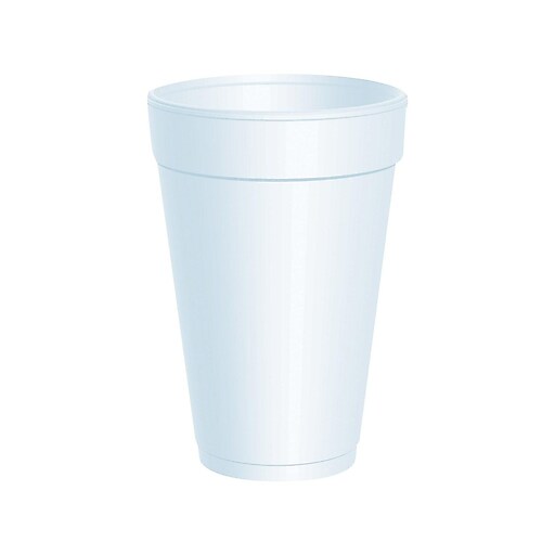 Dart 8J8 8 oz. White Customizable Foam Cup - 1000/Case