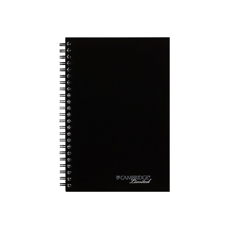 AT-A-GLANCE Professional Notebooks, 5" x 8", College Ruled, 80 Sheets, Black (06096) image 1