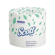 Scott Essential Standard Toilet Paper, 2-Ply, White, 550 Sheets/Roll, 80 Rolls/Carton (04460)
