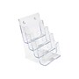 Deflecto Literature Holder, 5.83" x 8.27", Vertical, Wall Mounted, Clear Plastic (77901)~#|#~sp42127382_sc7