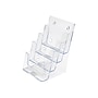 Deflecto Literature Holder, 5.83" x 8.27", Vertical, Wall Mounted, Clear Plastic (77901)~#|#~sp42127383_sc7