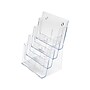 Deflect-O Literature Holder, 8.5" x 11", Vertical, Desktop/Wall, Clear Plastic (ST17200)~#|#~sp42127395_sc7