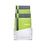 Deflect-O Literature Holder, 8.5" x 11", Vertical, Desktop/Wall, Clear Plastic (ST17200)~#|#~sp42127396_sc7