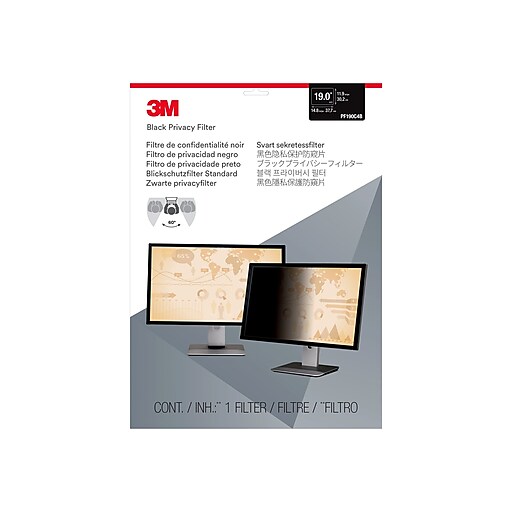 Formato 5:4 J J-Dream Filtro Schermo Privacy da 19 Pollici per Monitor Widescreen 