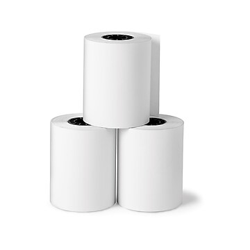 Staples Thermal Paper Rolls, 2 1/4" x 85', 9/Pack (18231/21266)