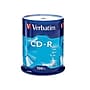 Verbatim 94554 52x CD-R, 700MB Capacity, Gray, 100/Pack~#|#~sp42127550_sc7