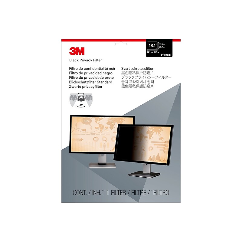 3M™ Privacy Filter for 18.1" Standard Monitor (5:4) (PF181C4B) image 1