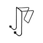 Fellowes Wire Partition Additions Plastic Double Coat Hook, Black (75510)~#|#~sp42154364_sc7