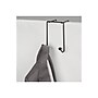 Fellowes Wire Partition Additions Plastic Double Coat Hook, Black (75510)~#|#~sp42154367_sc7