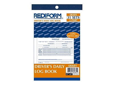 Rediform 51114 Voice Mail Log Book - Wirebound, 8 X 10 5/8 Inches, 500 Sets Per Book