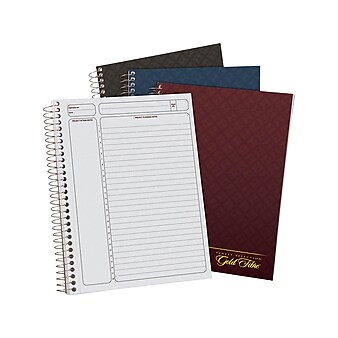 Ampad Gold Fibre Professional Notebook, 7.25" x 9.5", Cornell Ruled, 84 Sheets, Assorted Colors (TOP 20-817)