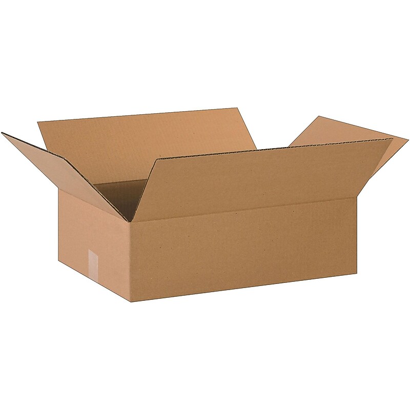 20" x 14" x 6", 32 ECT, Shipping Boxes, 25/Bundle (CW57294) image 1