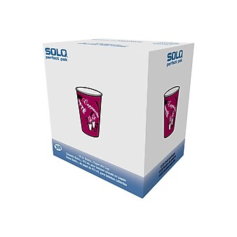 Solo Bistro® Hot Cups, 16 Oz., Multicolor, 300/Carton (OF16BI-0041)
