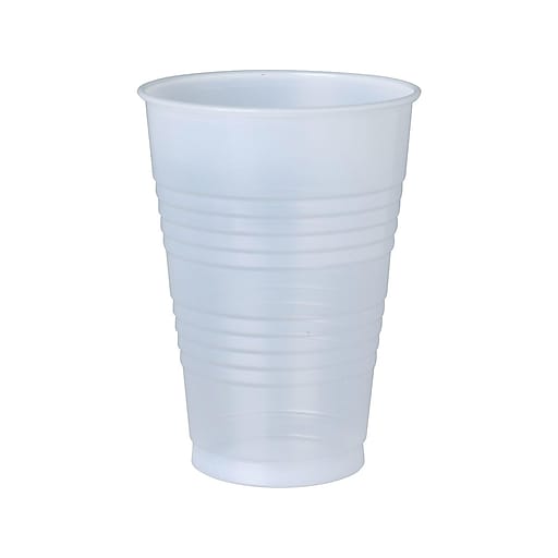 Conex Galaxy Disposable Drinking Cups - 16 Oz Clear Plastic Cups, 50 Count