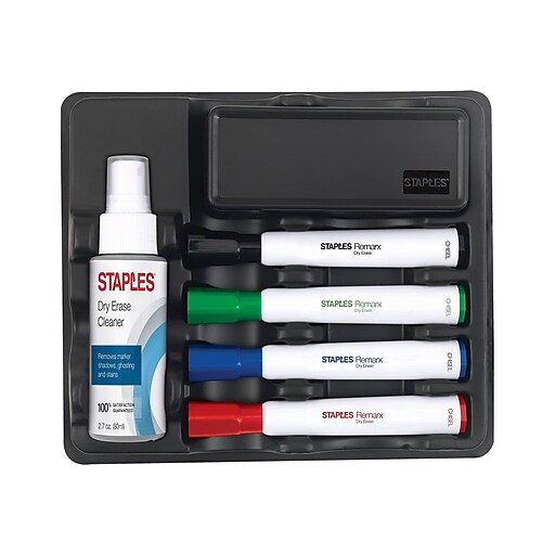 Staples Remarx Dry Erase Starter Kit, Assorted Colors (39909) at Staples