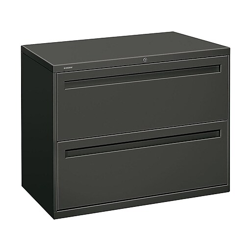 HON Brigade 700 Series 2Drawer Lateral File Locking, Charcoal