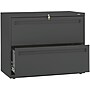HON Brigade 700 Series 2-Drawer Lateral File Cabinet, Locking, Charcoal, Letter/Legal, 36"W (H782.L.S)~#|#~sp42167500_sc7