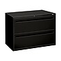 HON Brigade 700 Series 2-Drawer Lateral File Cabinet, Locking, Black, Letter/Legal, 42"W (H792.L.P)~#|#~sp42167620_sc7