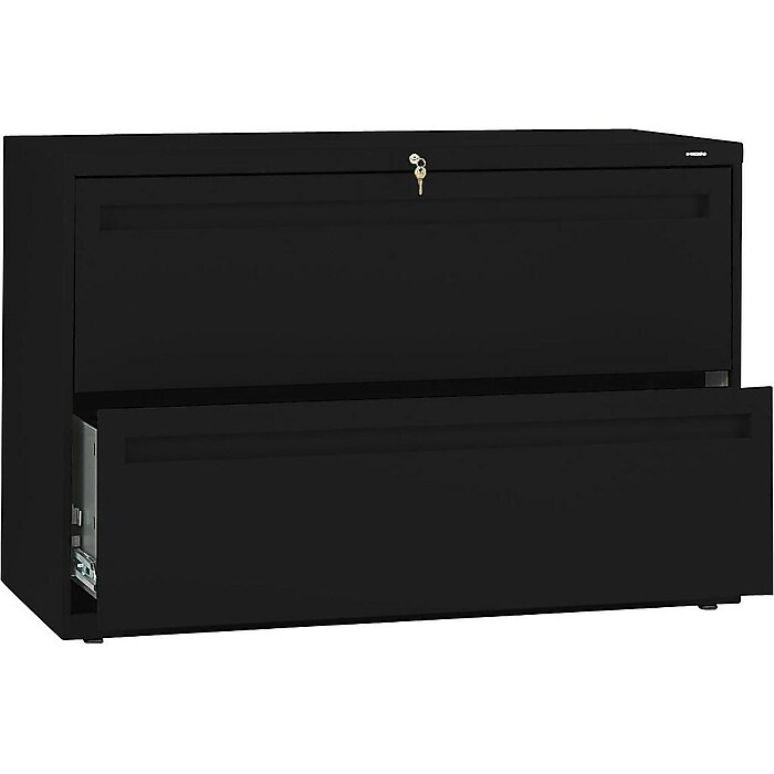 HON Brigade 700 Series 2-Drawer Lateral File Cabinet, Locking