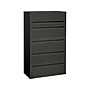 HON Brigade 700 Series 5-Drawer Lateral File Cabinet, Locking, Letter/Legal, Charcoal, 42"W  (HON795LS)~#|#~sp42167651_sc7