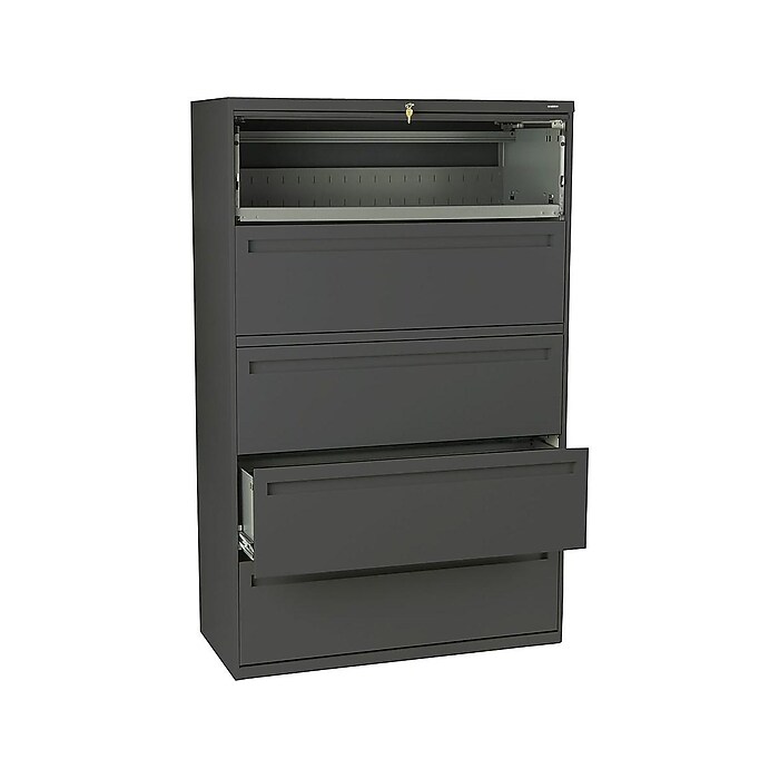 HON Brigade 700 Series 5-Drawer Lateral File Cabinet, Locking