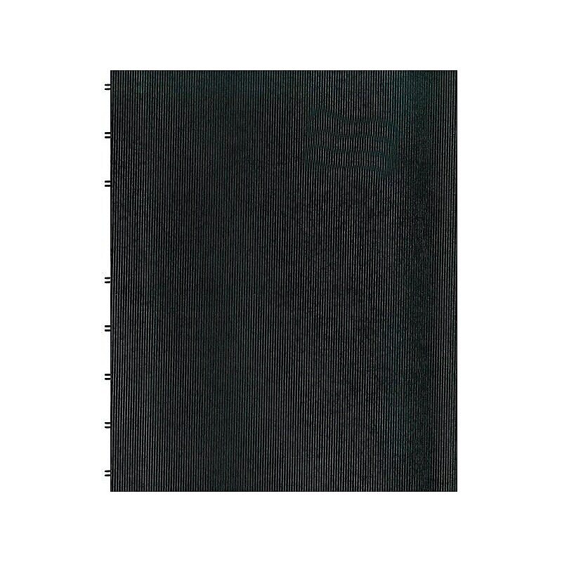 Blueline MiracleBind Professional Notebooks, 7.25" x 9.25", College Ruled, 75 Sheets, Black (AF9150.81) image 1