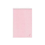Rediform Pink Ribbon Steno Pad, 6" x 9", Gregg Ruled, Pink Lizard, 60 Sheets/Pad (36647)