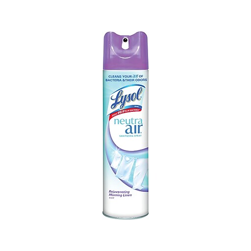Lysol Neutra Air Handheld Aerosol, Rejuvenating Morning Linen