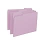 Smead File Folders, 1/3-Cut Tab, Letter Size, Lavender, 100/Bx (12443)~#|#~sp42170705_sc7